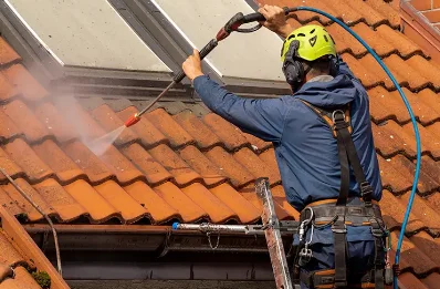 Démoussage et hydrofuge de toiture à Carbay